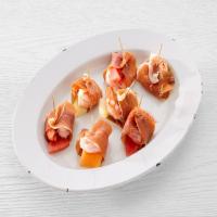 Prosciutto-Wrapped Shrimp and Melon image