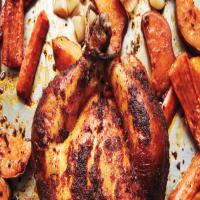 Roast Chicken with Paprika and Roasted Garlic_image