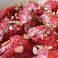 Sausage-Stuffed Piquillo Peppers image