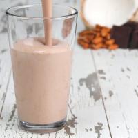 Chocolate Almond Coconut Protein Smoothie Recipe by Tasty image