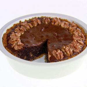 Brownie-Walnut Pie image
