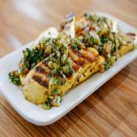 Grilled Summer Squashes with Chow-Chow Chimichurri image