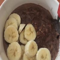 Chocolate Banana Porridge (Oatmeal) image