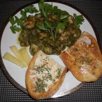 Gnocchi with Sweet Basil Pesto and Garlic Butter Shrimp image