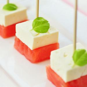 Watermelon and Feta Skewers Recipe - (4.4/5)_image