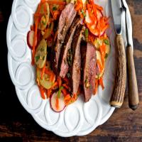 Vietnamese Grilled Duck Salad With Cucumber, Radishes and Peanuts_image