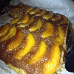 Mum's Peach Upside-Down Cake_image