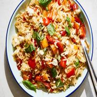Orzo Salad With Peppers and Feta image