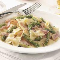 Bow Ties with Asparagus and Prosciutto image
