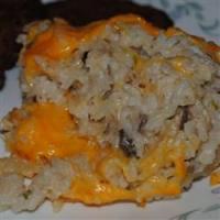 Rice Casserole with Cheese and Almonds image