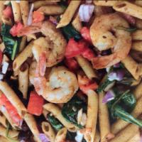 Chili lime shrimp pasta salad_image