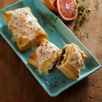 Cranberry Grapefruit Cheese Tarts with Zesty Thyme and Pink Peppercorn Sprinkles image