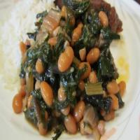 Shell Beans and Potato Ragout With Swiss Chard image