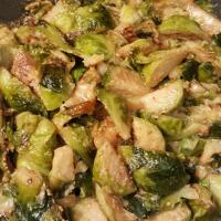 Cream-Braised Brussels Sprouts image