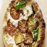 Oven-Dried Heirloom Tomato Pizza image