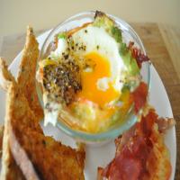 Baked Eggs and Avocados image