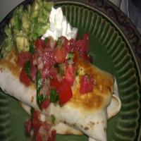 Refried Bean and Cheese Chimichangas image
