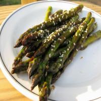 Fresh Asparagus in Oyster Sauce image