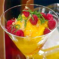 Mango Sorbet with Amaretto and Crystallized Ginger_image