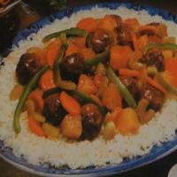 ORIENTAL SWEET and SOUR w/GROUND BEEF BALLS_image