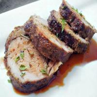 Roasted Pork Tenderloin With Balsamic-Red Currant Sauce_image