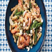 Gemelli with Shrimp and Sugar Snap Peas image