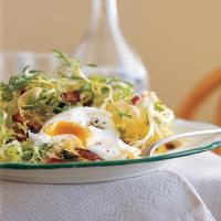 Frisee with Lardons and Poached Eggs image