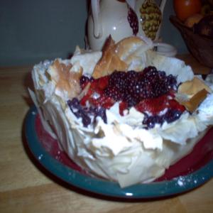 Phyllo Petals With Berries image