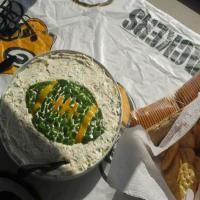 Tina's Green and Gold Potted Packer Pepper Dip_image