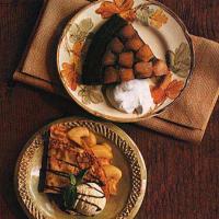 Crepes with Brown Sugar Pears and Fudge Sauce image