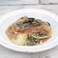 Italian Bread and Cabbage Soup with Sage Butter image