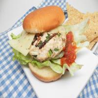 Grilled Green Chile Turkey Burgers image