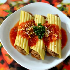 Microwave Mexican Manicotti image