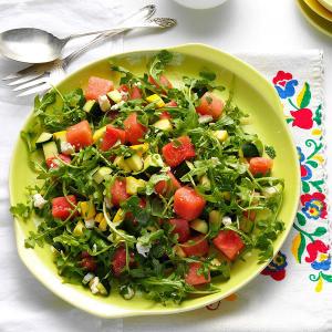 Yellow Squash & Watermelon Salad_image