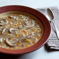 Mushroom Barley Soup image