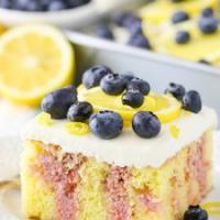 Lemon Blueberry Poke Cake_image