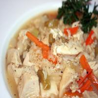 Chicken Soup With Rice or Noodles image