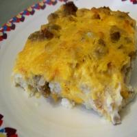 Sausage, Egg and Cheese Casserole image