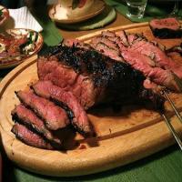 Kickin' London Broil with Bleu Cheese Butter Recipe - (5/5)_image