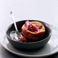 Ricotta Puddings with Glazed Rhubarb image