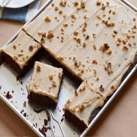 Chocolate Sheet Cake With Peanut Butter Frosting image