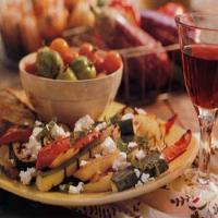 Grilled Ratatouille Salad with Feta Cheese image
