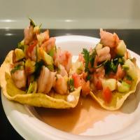 Mexican Shrimp Ceviche Tostada Recipe by Tasty image