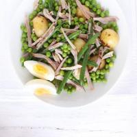 Bean, ham & egg salad image