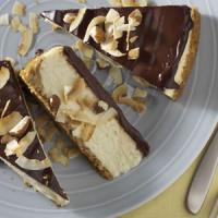 Chocolate-Glazed Coconut Almond Cheesecake Recipe Recipe - (4.6/5)_image