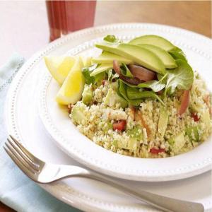 Sumac Couscous Salad With Dungeness Crab And California Avocado_image