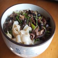 Beef, Black Beans and Rice Noodles With Oyster Sauce_image