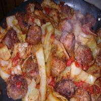 Italian Meatballs with cabbage_image