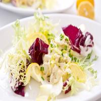 Deviled Crab Meat and Chicory Salad With Egg Dressing image