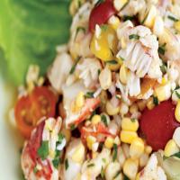 Corn, Tomato, and Lobster Salad image